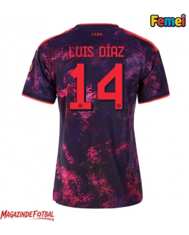 Bayern Munich Luis Diaz #14 Tricou Fotbal Replică 2026-27 Femei Treilea Bayern Munich Luis Diaz #14 Tricou Fotbal Replică 2026-27 Femei Treilea